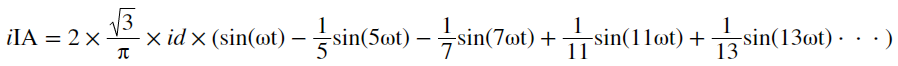 第一整流橋網(wǎng)側(cè)電流傅里葉級(jí)數(shù)展開