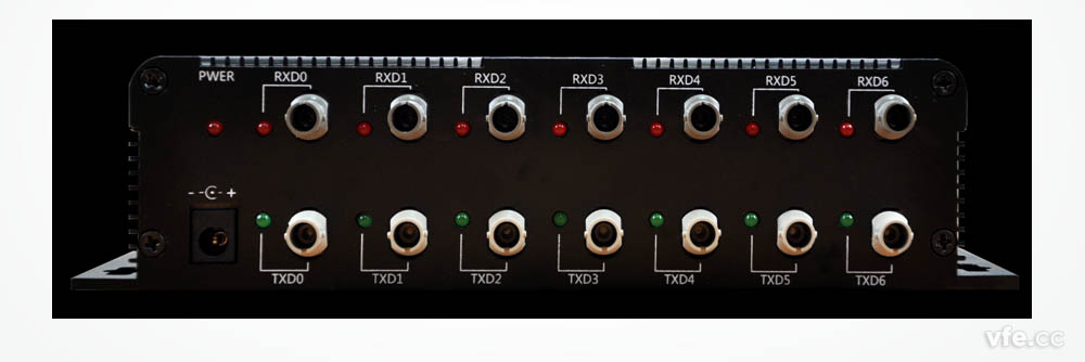 圖2 便攜式功率分析儀數(shù)據(jù)采集器_DH2000-6數(shù)字主機