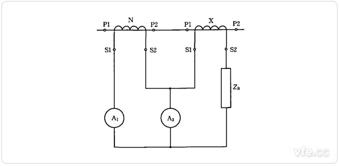 電流互感器復(fù)合誤差測(cè)量電路圖