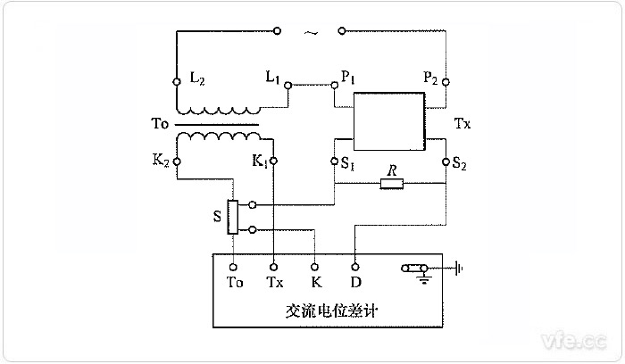 差值法原理測量非傳統(tǒng)電流互感器電壓輸出誤差線路 差值法原理測量非傳統(tǒng)電流互感器電壓輸出誤差線路