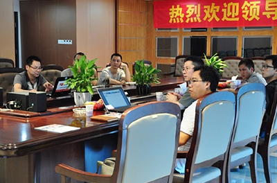 中船重工712所、中國兵器工業(yè)第58研究所綿陽市維博電子于2014年7月14日訪問銀河電氣